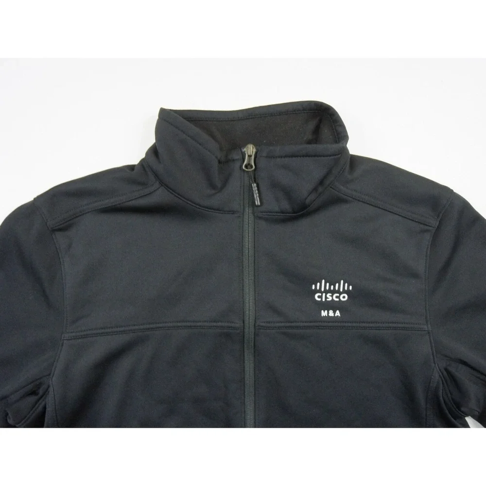The North Face Jacket Mens Small Black Ridgeline Softshell Windwall Outdoors